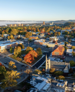 amherst and UMass aerial