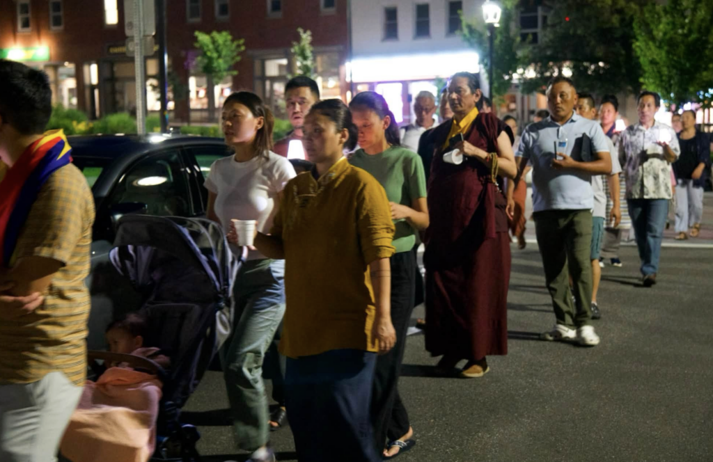 tibetan candlelight vigil