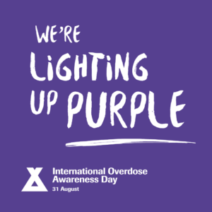 Lighting up Purple