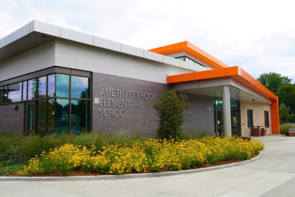 Amethyst Brook Elementary School - Photo credit Town of Amherst