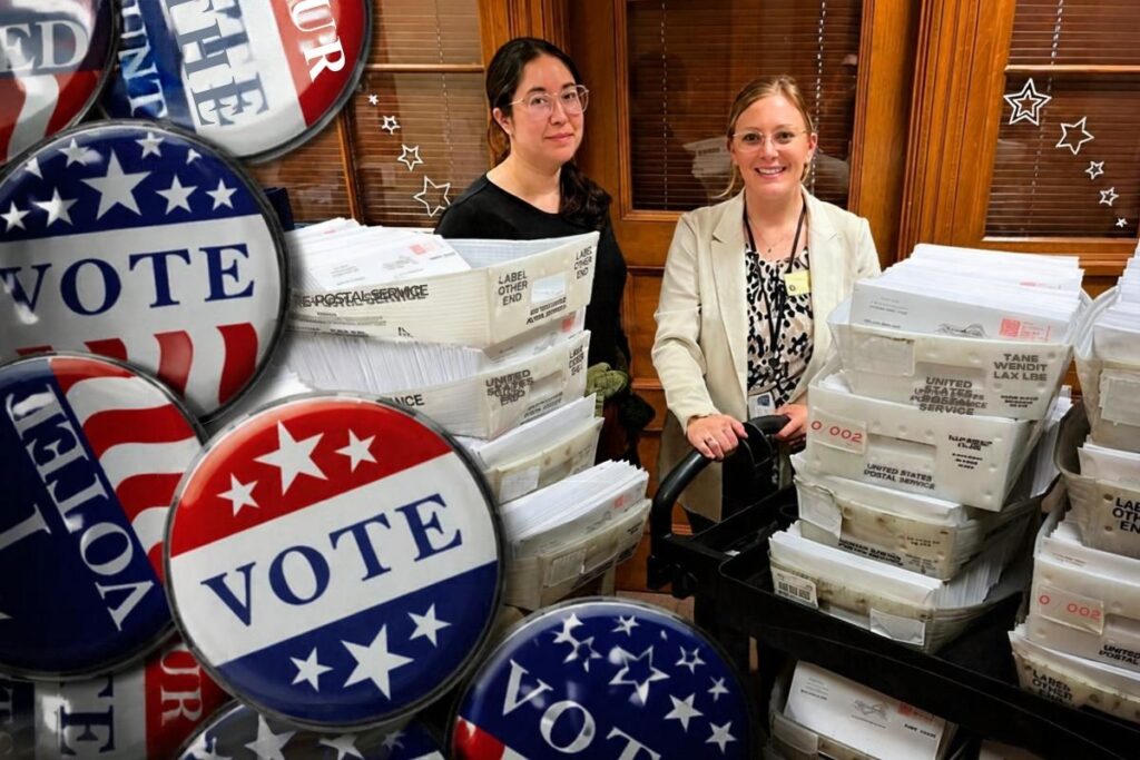 Town Clerk Mailing Out Ballots