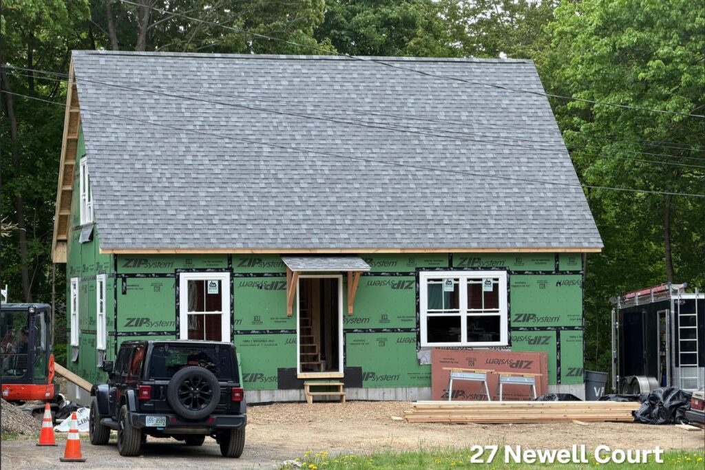 ADU currently under construction at 27 Newell Court. Photo: amherstma.gov